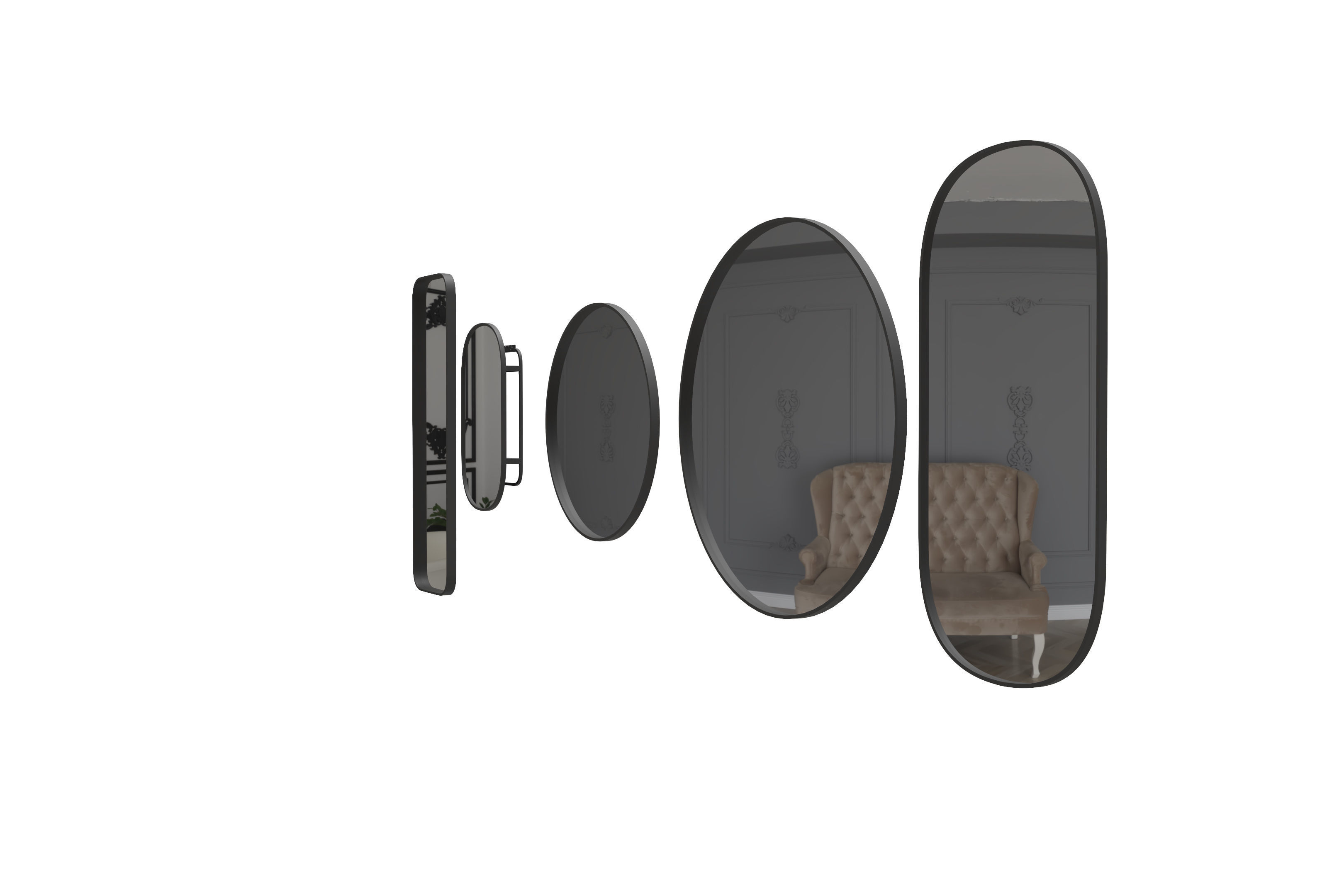 IKEA LINDBYN MIRROR 3D model 3D model_1