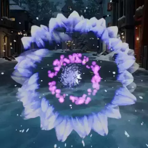 Unreal engine 5 particles flower FX animation2 3D model
