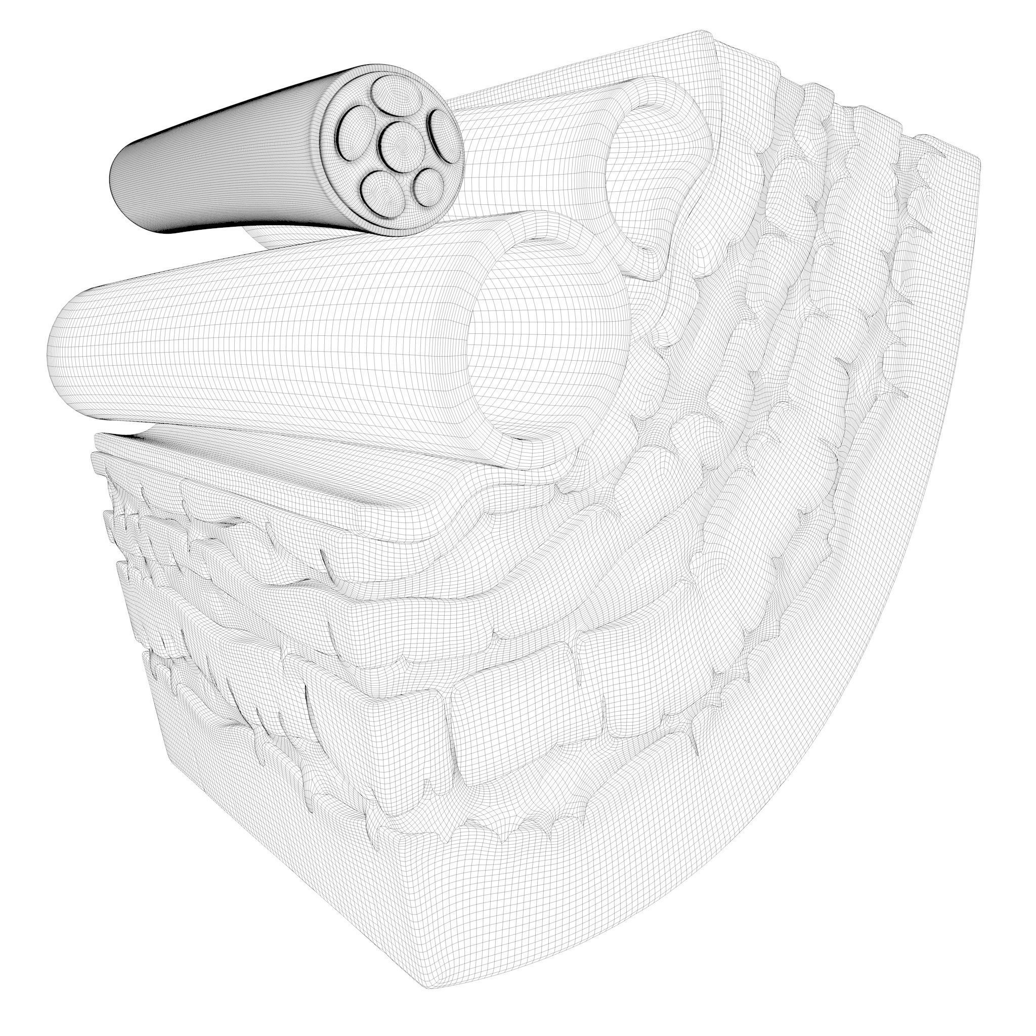 Osteocyte in compact bone Osteon 3D model_10