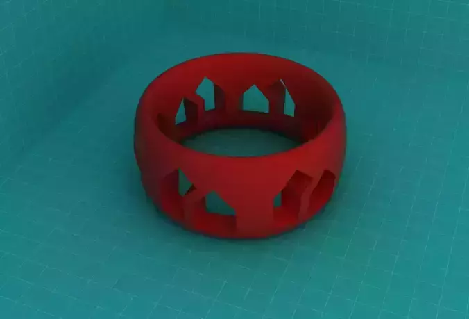 Wristring kontextum 003 Free 3D print model