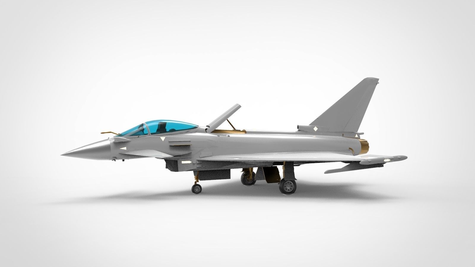 Eurofighter Typhoon 3D model_6