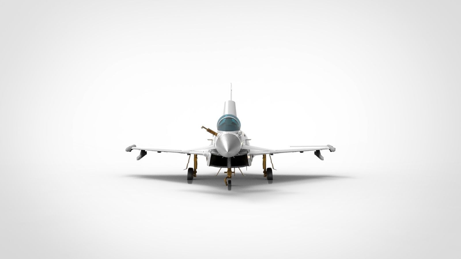 Eurofighter Typhoon 3D model_1