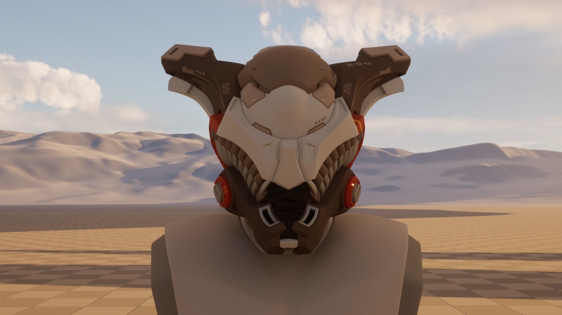 Helmet elien 01 02 3D model_8