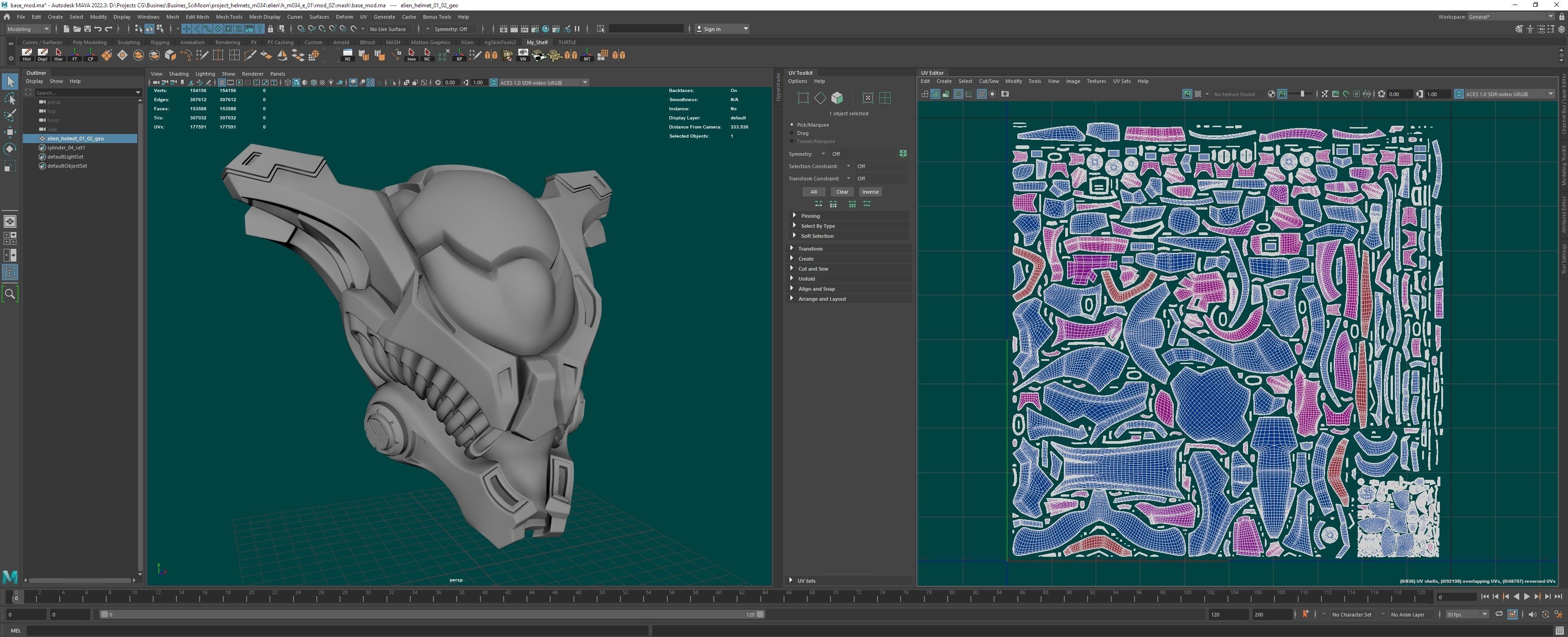 Helmet elien 01 02 3D model_6