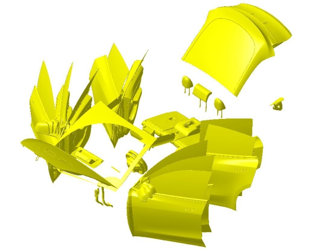 Tesla Model Y AWD 2022 Vehicle 3d scan model 3D model 3D model 3D model_8