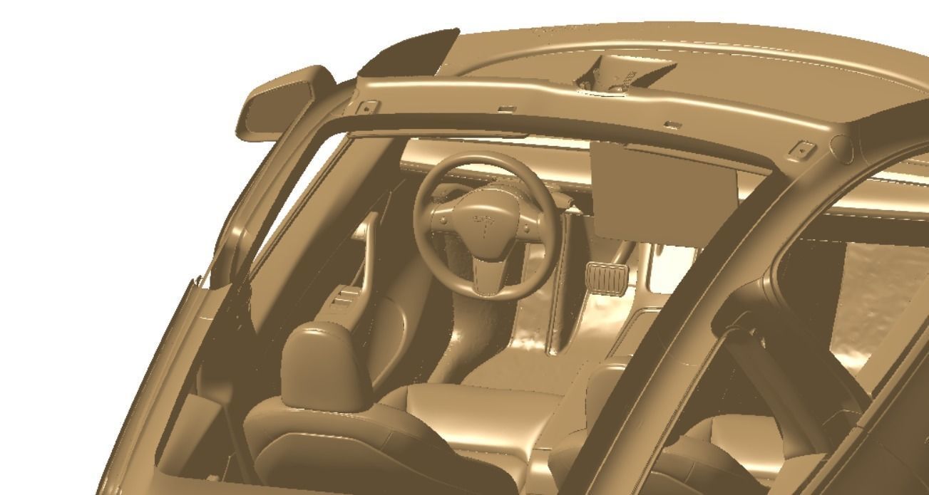 Tesla Model Y AWD 2022 Vehicle 3d scan model 3D model 3D model 3D model_17