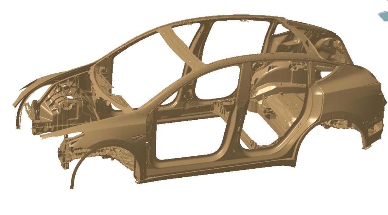 Tesla Model Y AWD 2022 Vehicle 3d scan model 3D model 3D model 3D model_6