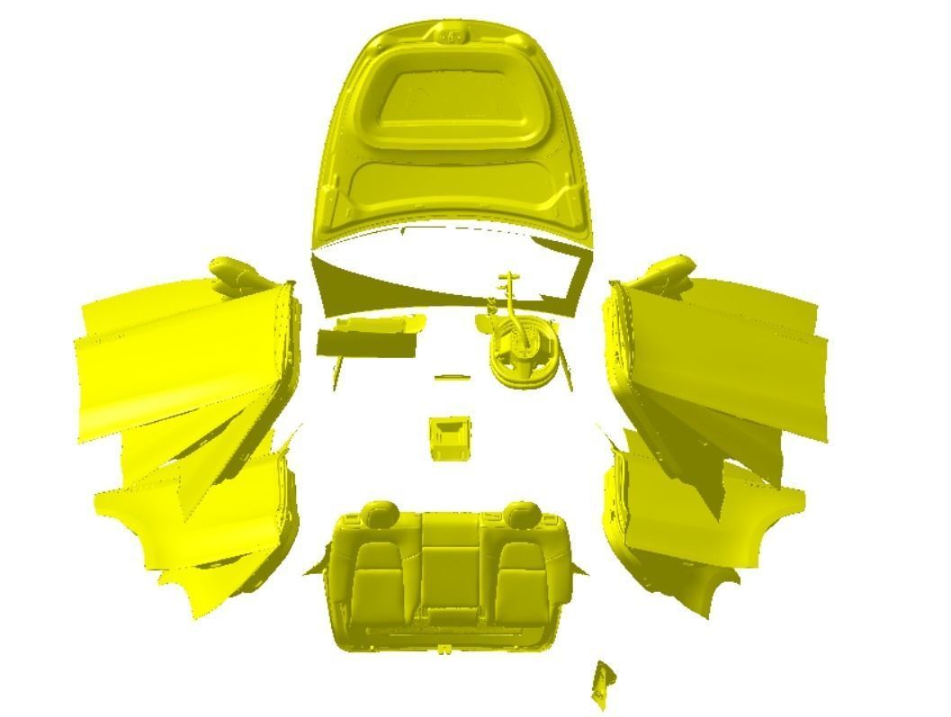 Tesla Model Y AWD 2022 Vehicle 3d scan model 3D model 3D model 3D model_9