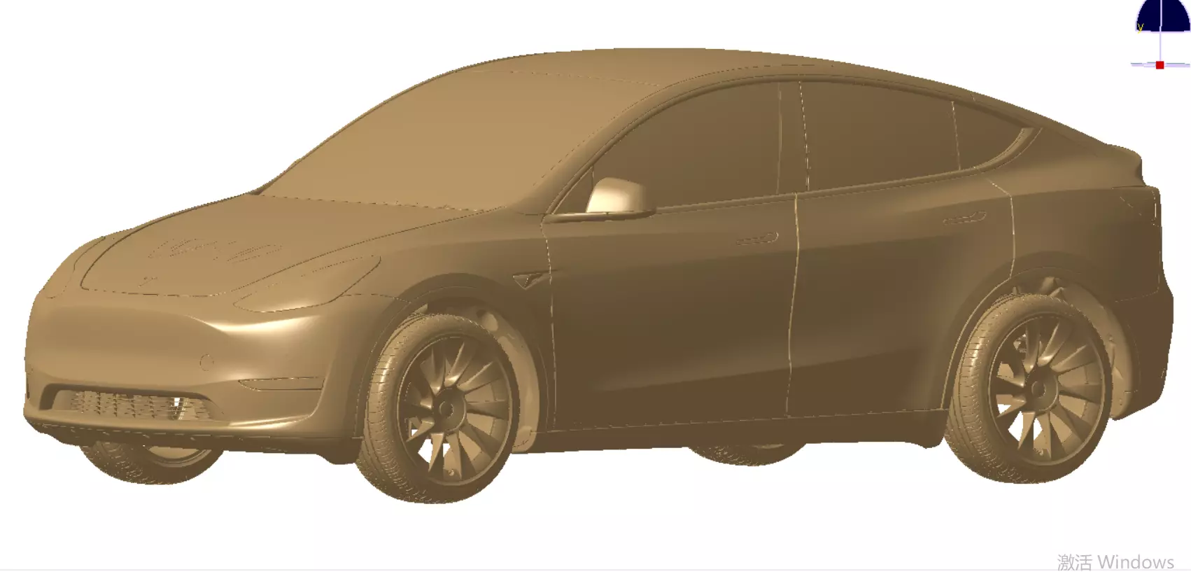 Tesla Model Y AWD 2022 Vehicle 3d scan model 3D model 3D model 3D model_0