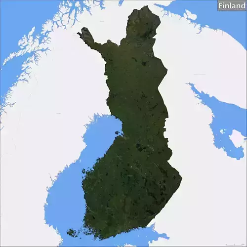Finland Terrain Topography Elevation DEM Geography Landscape 