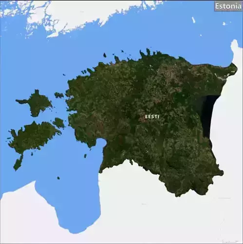 Estonia Terrain Topography Elevation DEM Geography Landscape 