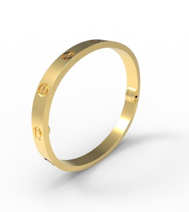 classic bracelete 3D print model_9
