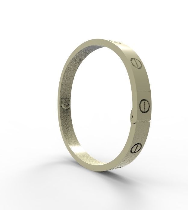 classic bracelete 3D print model_3