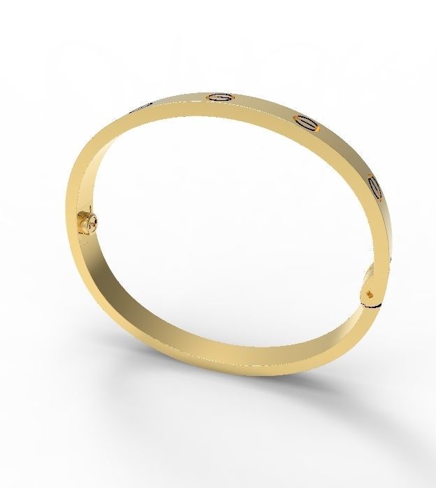 classic bracelete 3D print model_10