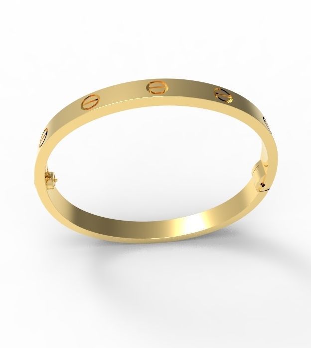 classic bracelete 3D print model_8