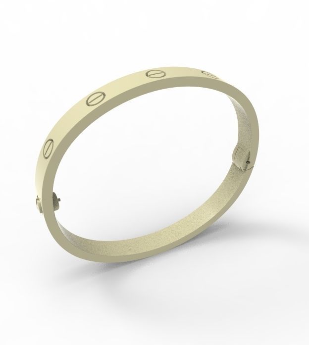 classic bracelete 3D print model_5