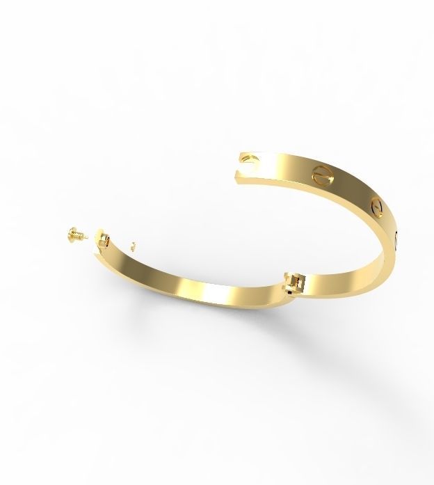 classic bracelete 3D print model_13