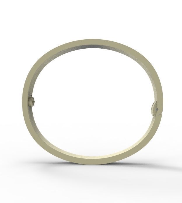 classic bracelete 3D print model_2