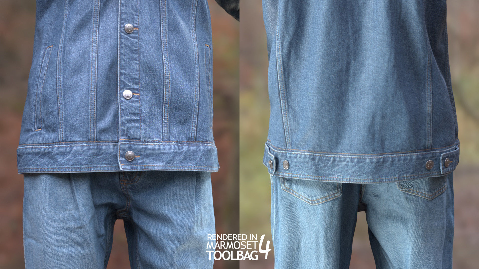 Man - Autumn Outfit 12 - Modular - Rigged Low-poly 3D model_10