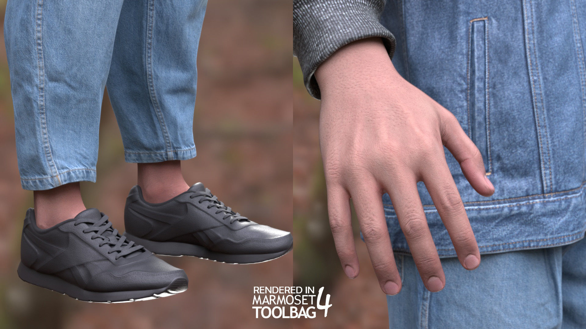 Man - Autumn Outfit 12 - Modular - Rigged Low-poly 3D model_12