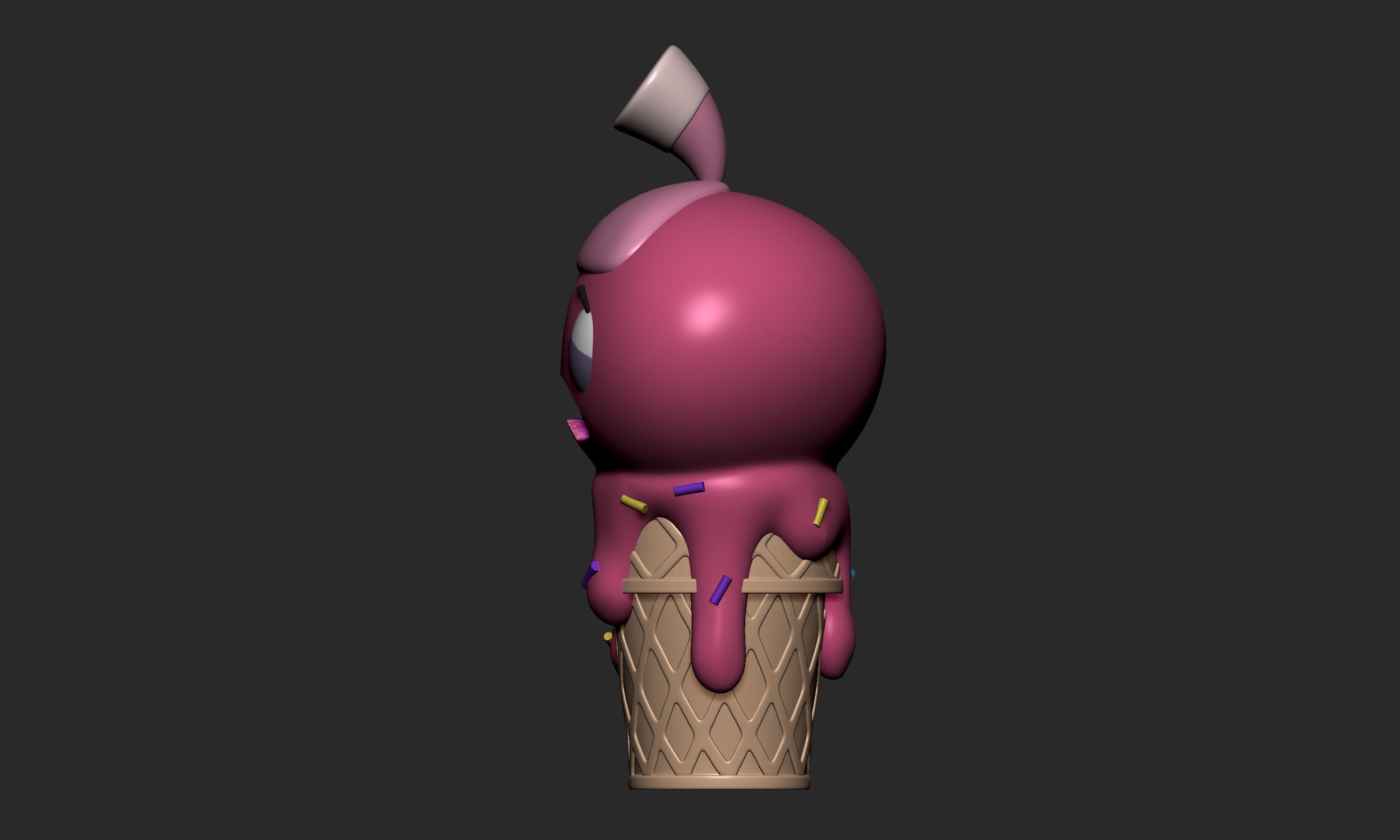 Pokemon - Ice Cream Tinkatink 3D print model_4
