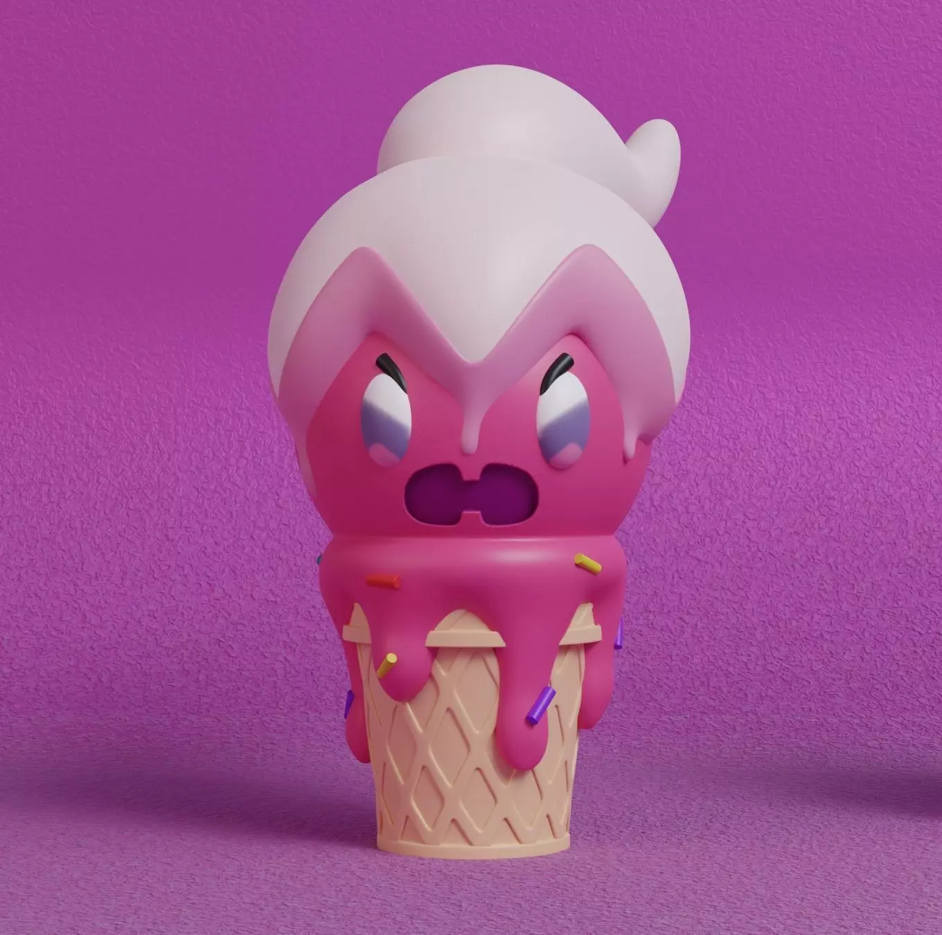 Pokemon - Ice Cream Tinkatuff  3D print model_0