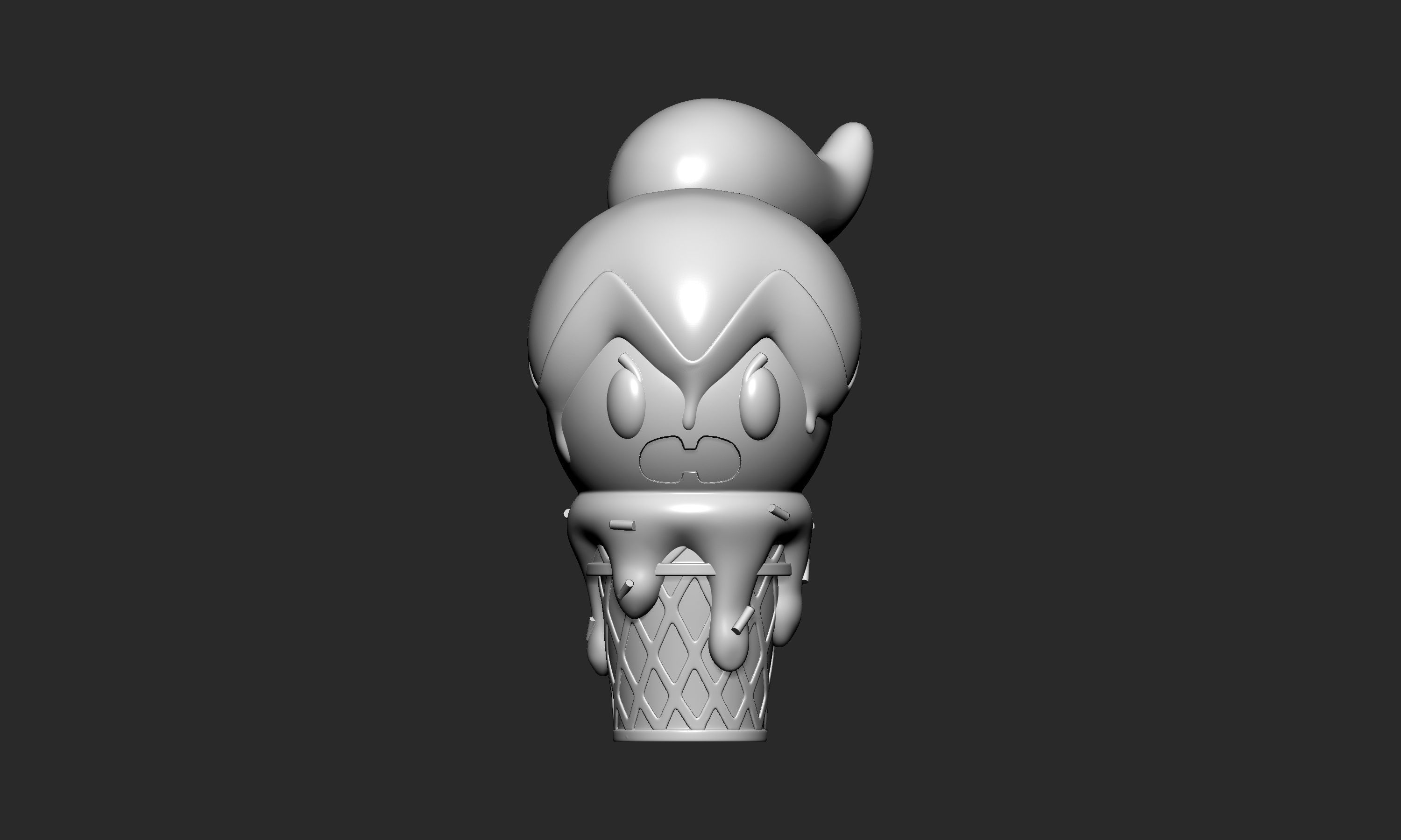 Pokemon - Ice Cream Tinkatuff  3D print model_2