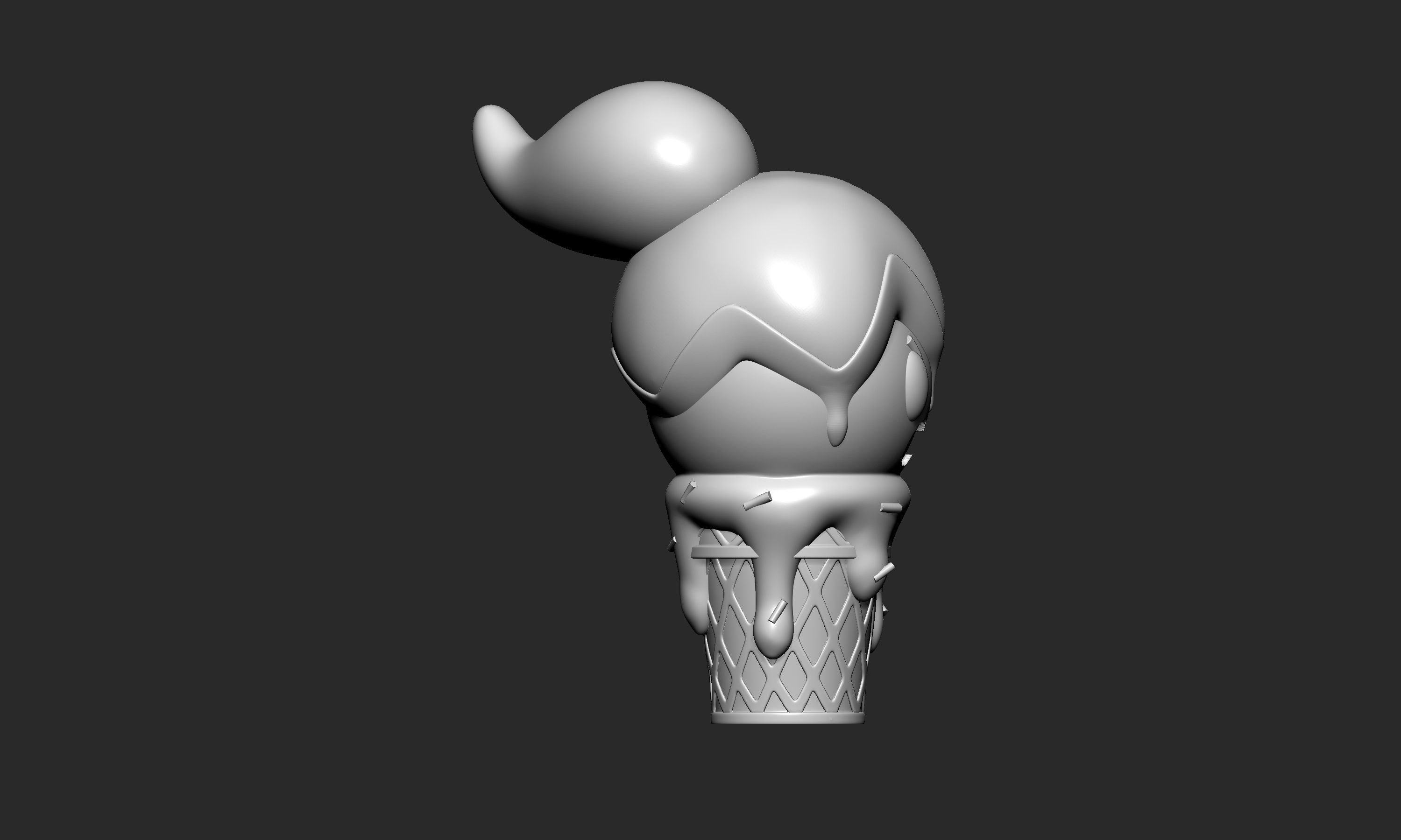 Pokemon - Ice Cream Tinkatuff  3D print model_7