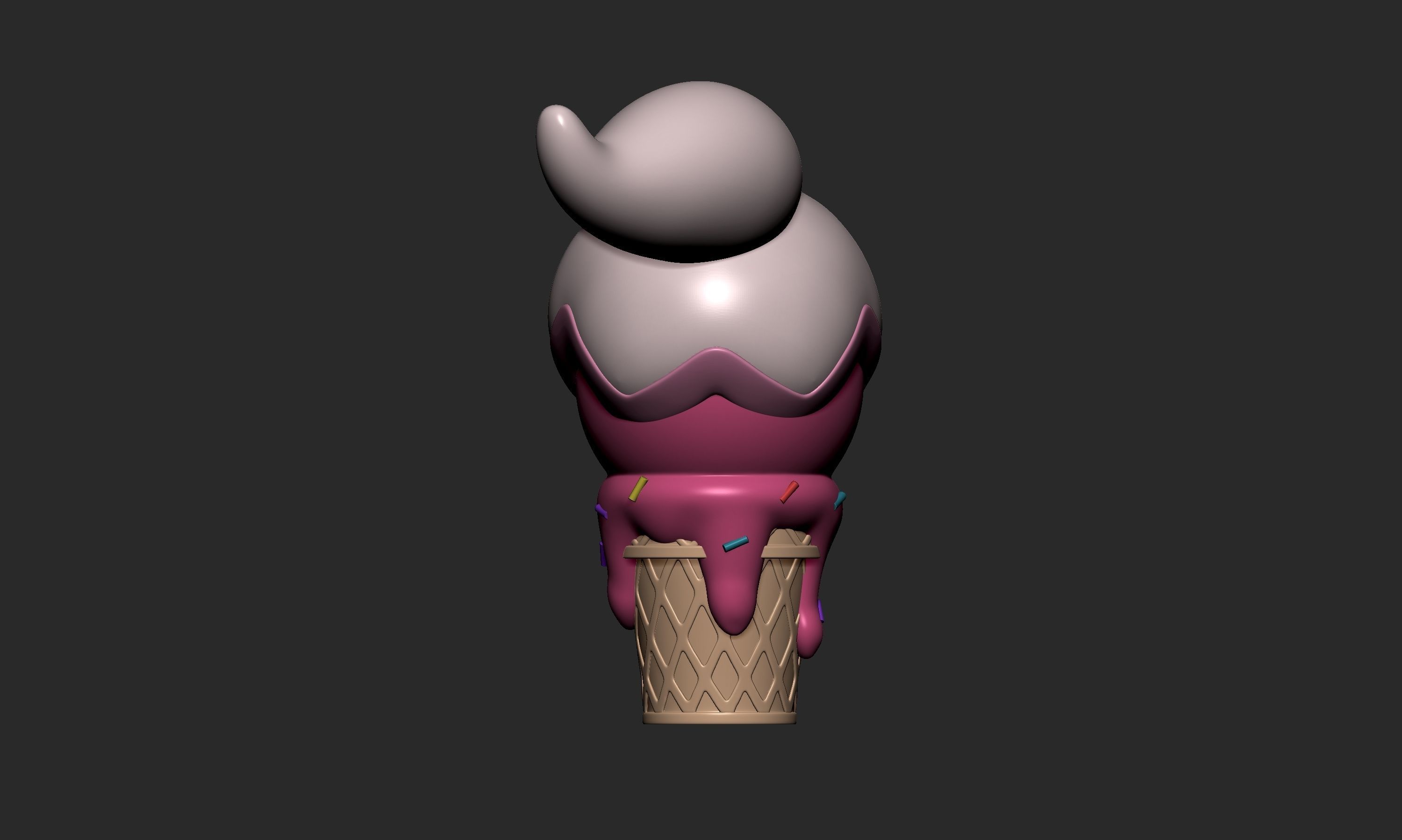 Pokemon - Ice Cream Tinkatuff  3D print model_5