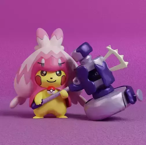 Pokemon - Pikachu Tinkaton Cosplay