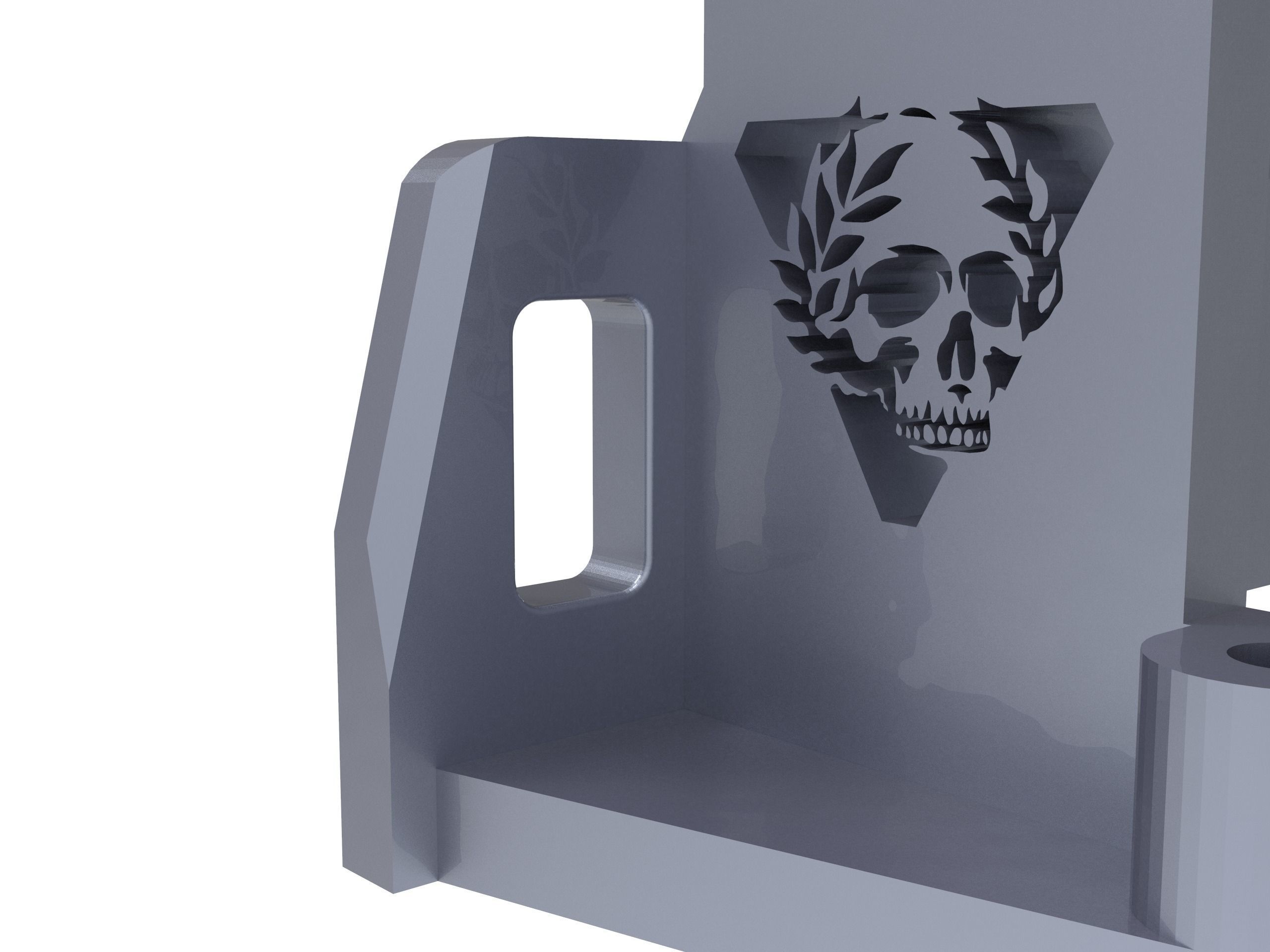 ARROW ARMS APC9K REAR BRACE STOCK PLATE ADAPTER Free 3D print model_5