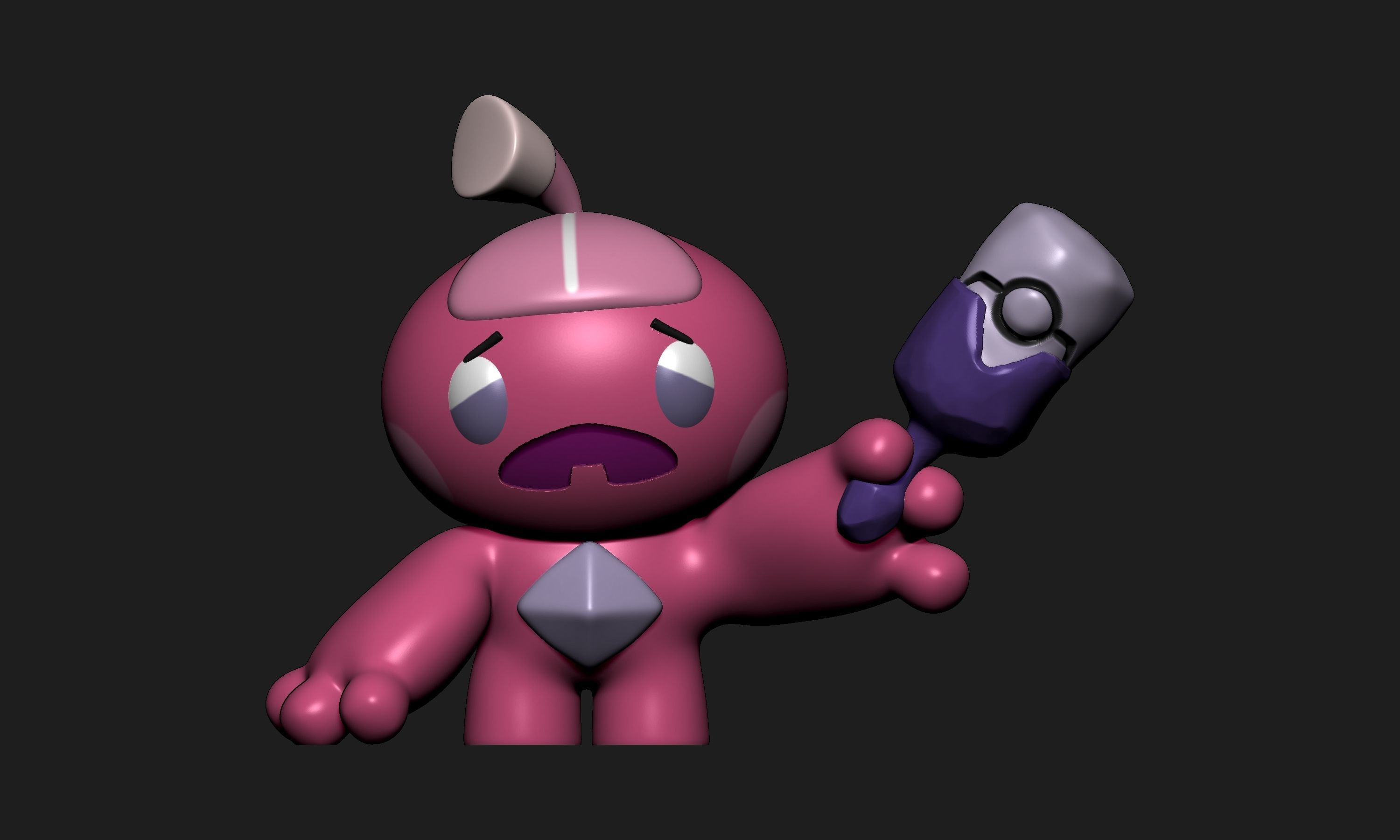 Pokemon - Tinkatink Tinkatuff and Tinkaton with 2 poses 3D print model_5