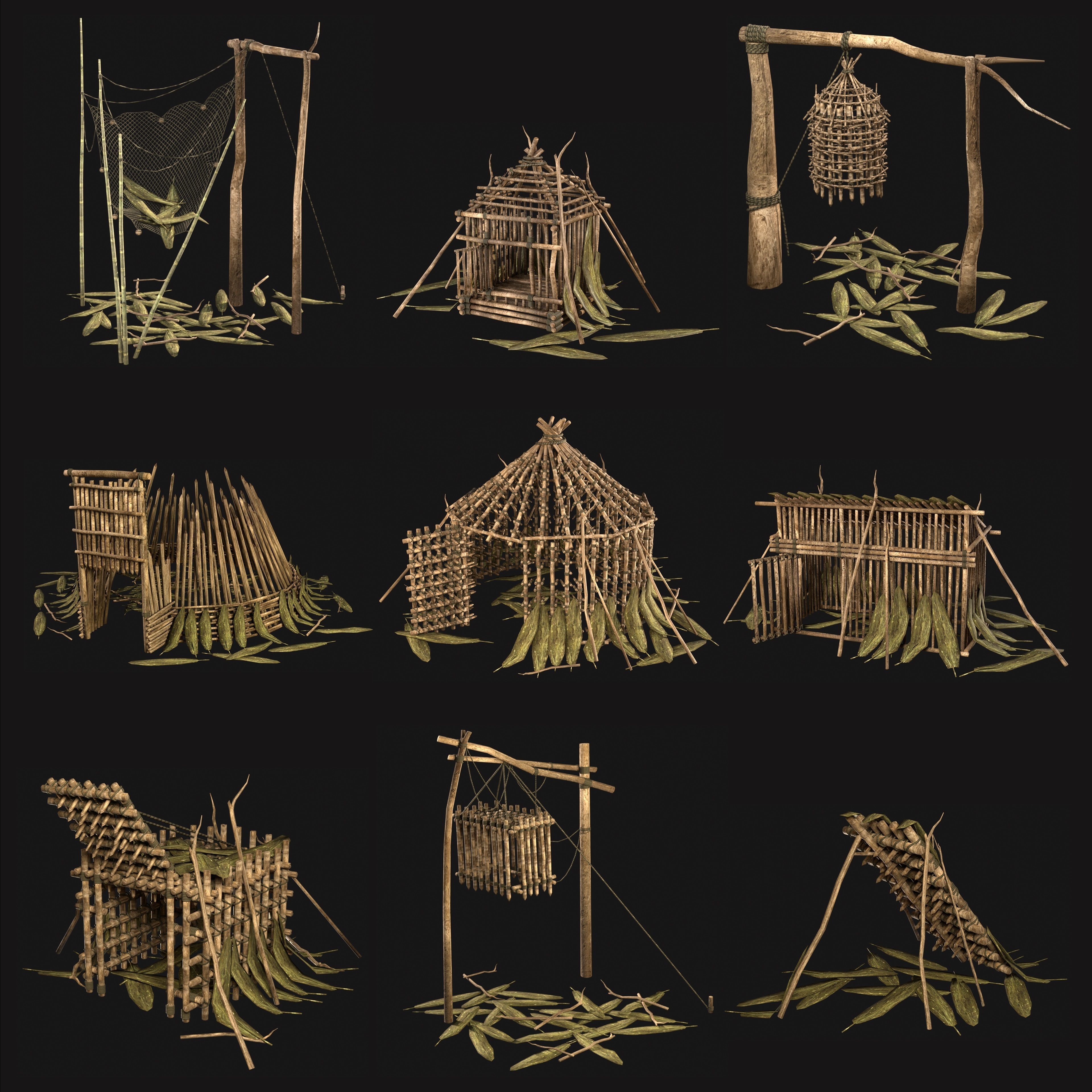 JUNGLE SWAMP CITY TRIBAL VILLAGE MEGA BUILDER AAA COLLECTION _6