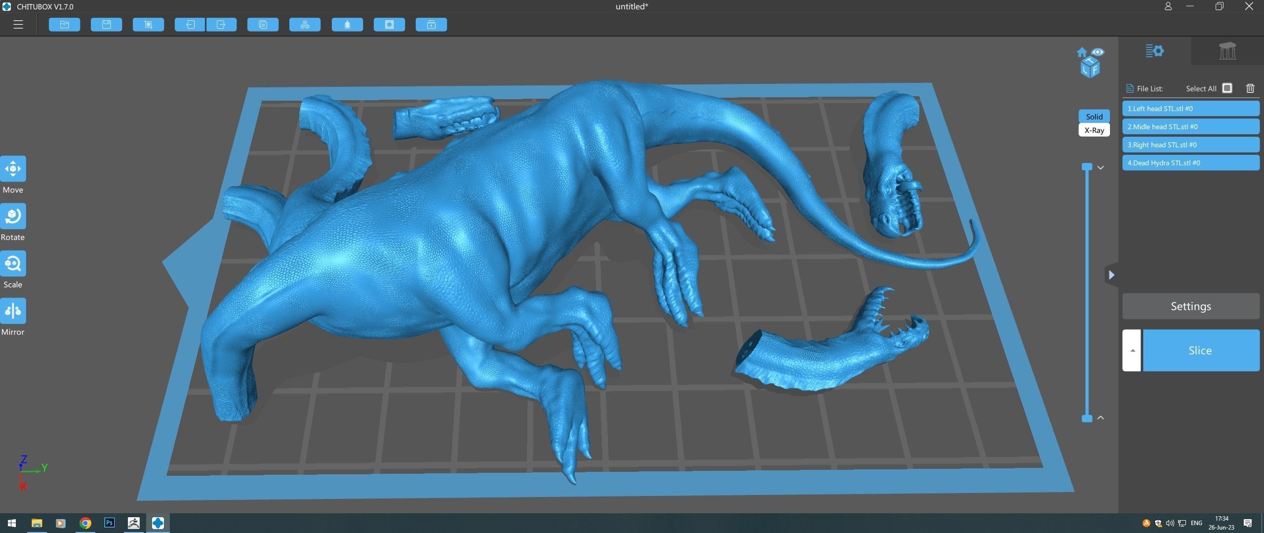 Dead Hydra 3D print model_4