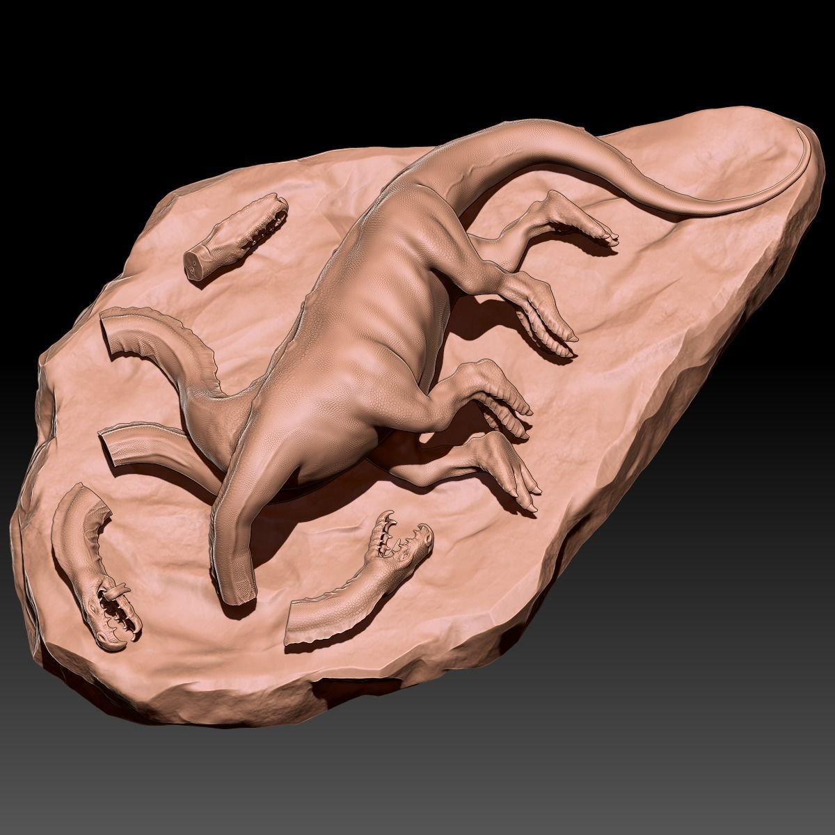 Dead Hydra 3D print model_10