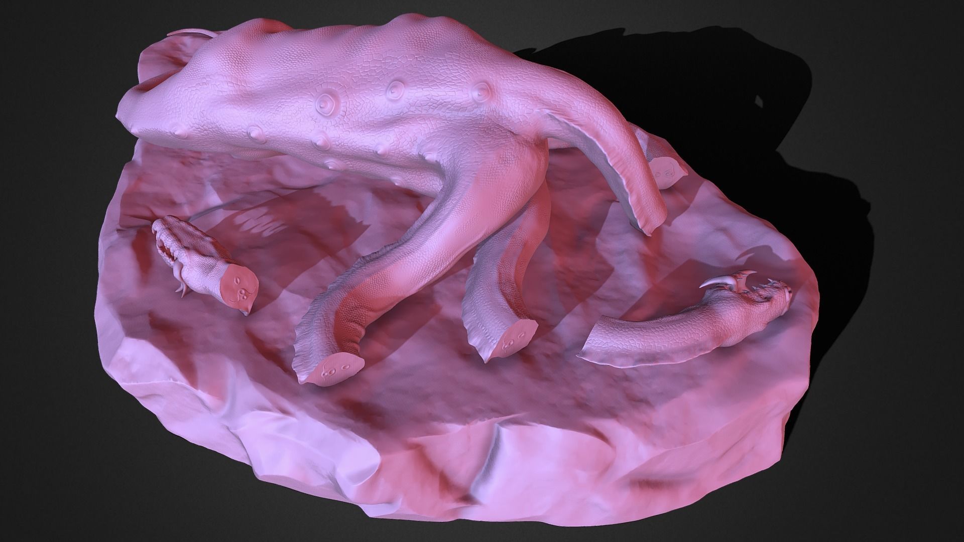 Dead Hydra 3D print model_12