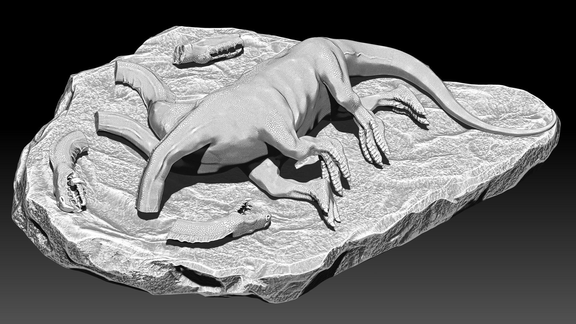 Dead Hydra 3D print model_11