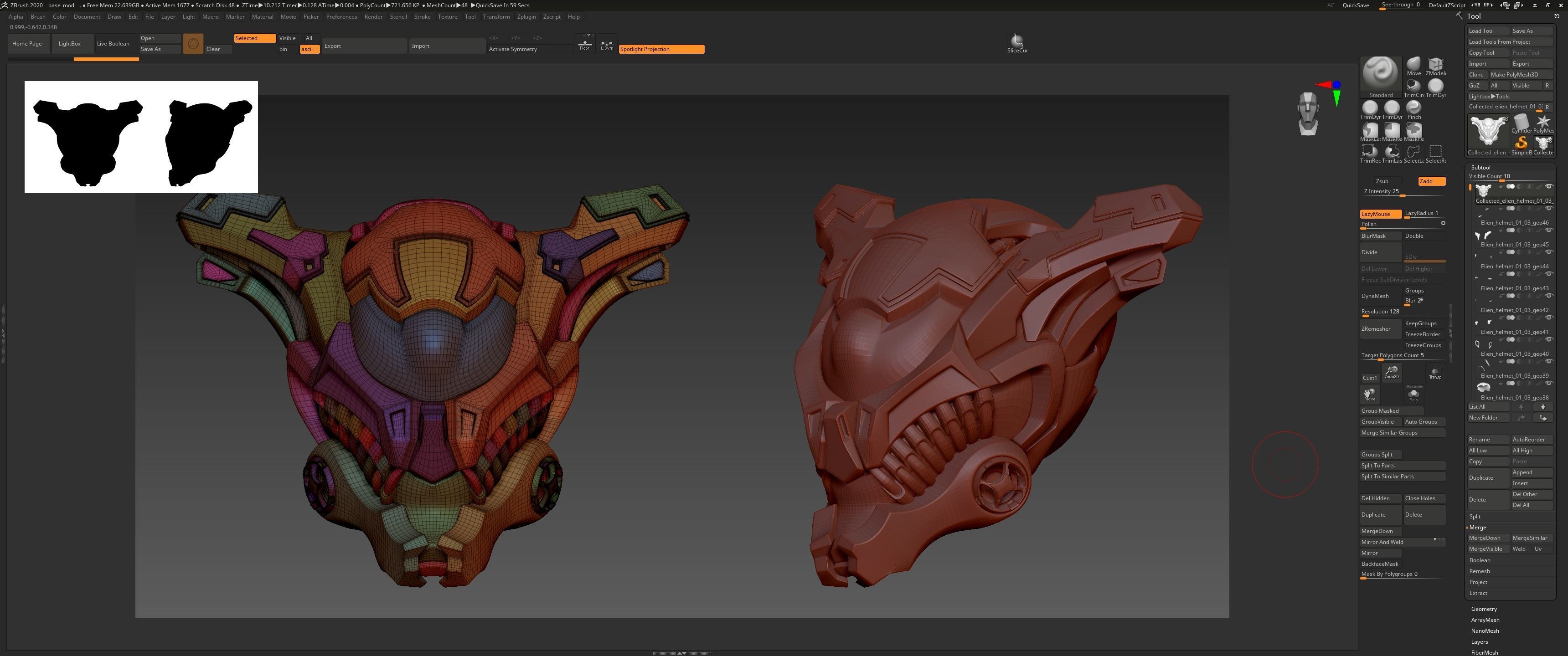 Elien Helmet 01 03 3D model_5