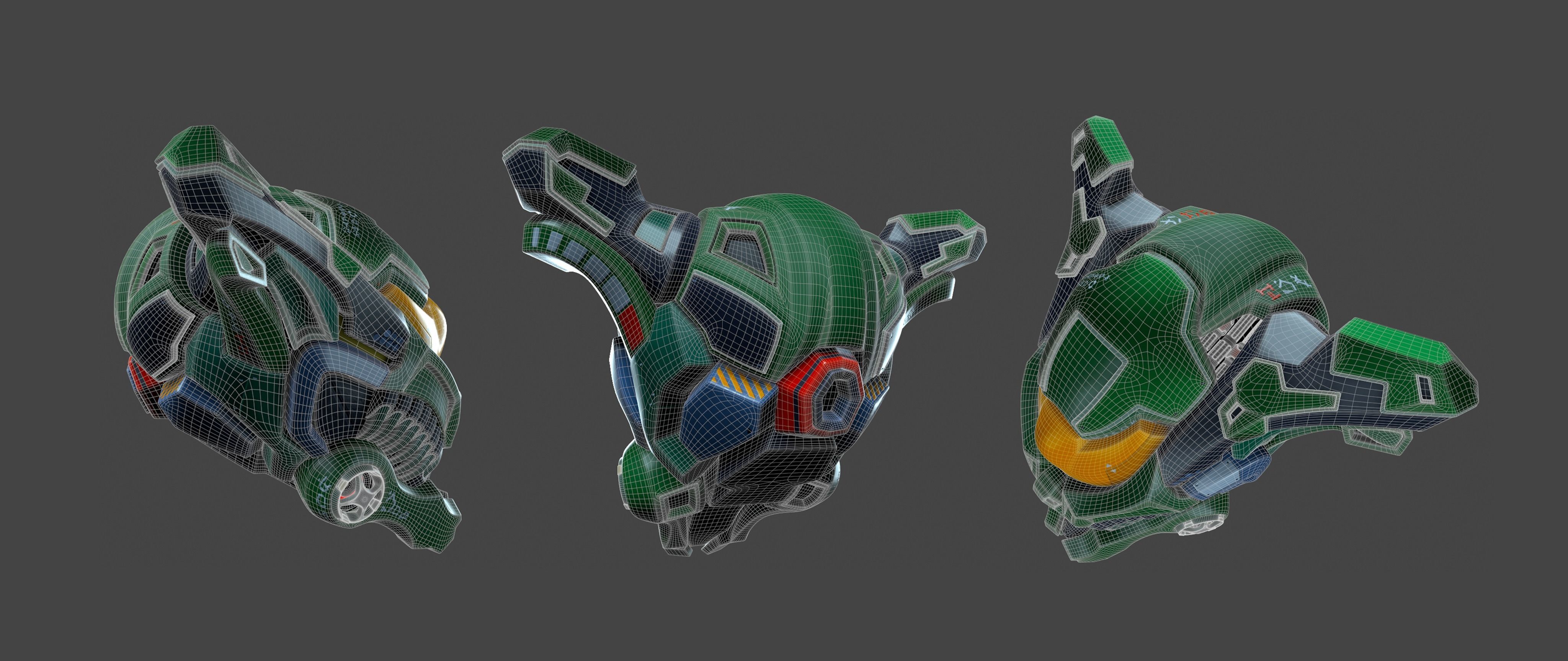 Elien Helmet 01 03 3D model_3