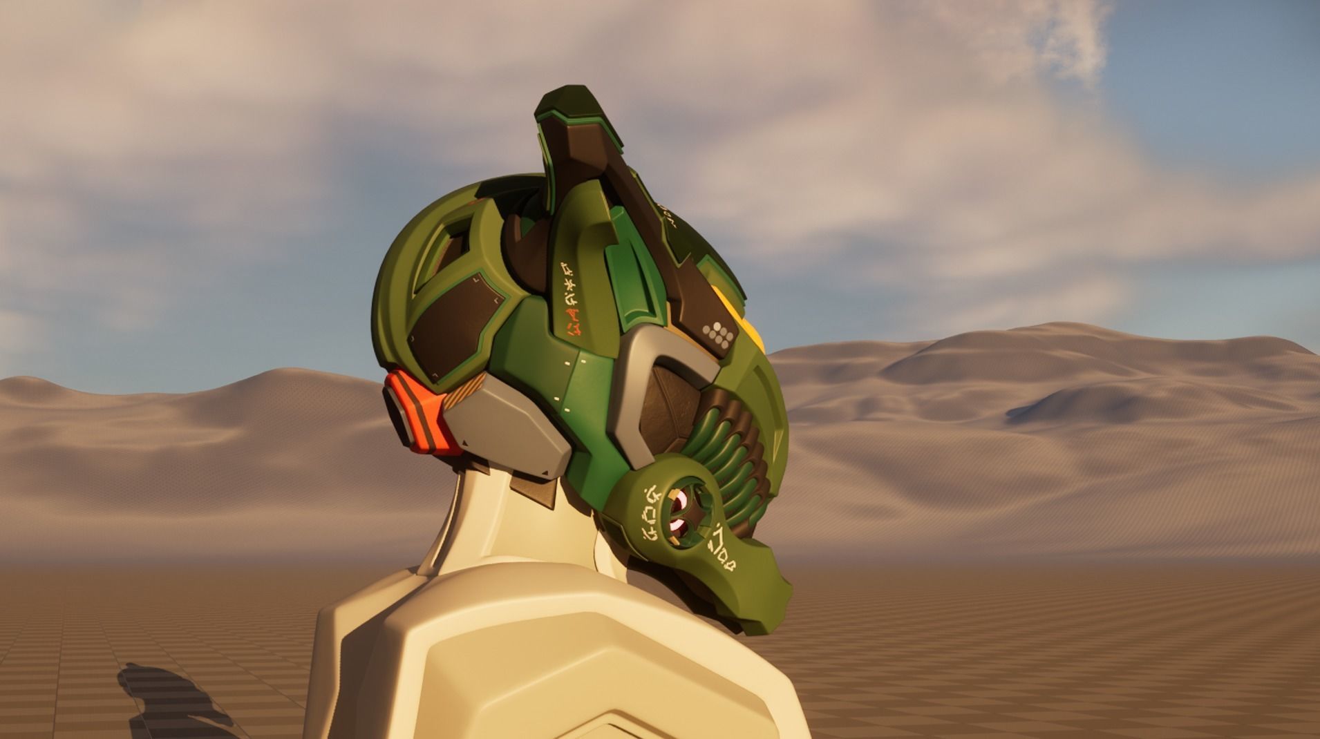 Elien Helmet 01 03 3D model_9