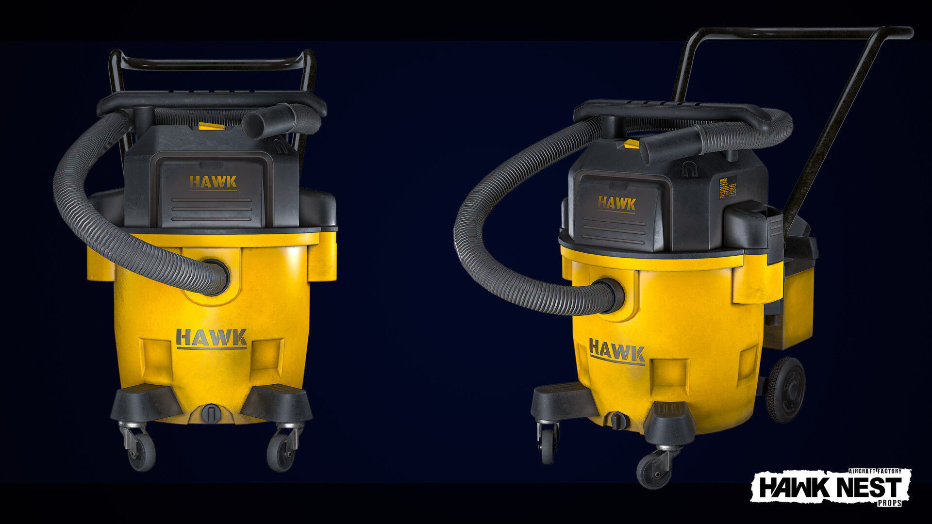 Tool - Vacuum Cleaner Low-poly 3D model_1