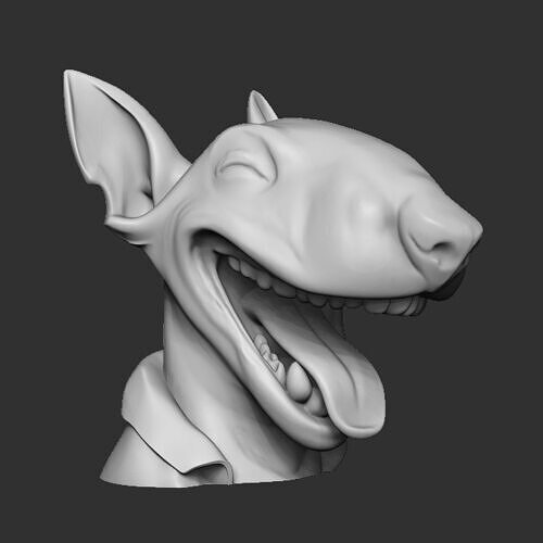 Bull Terrier 3D print model
