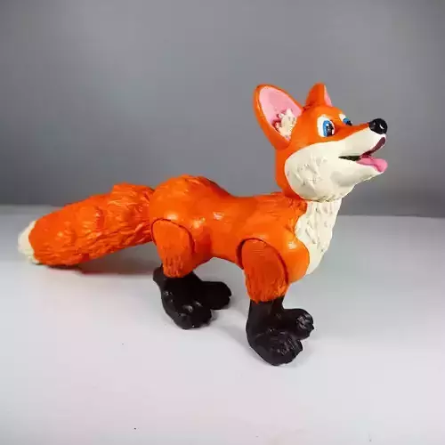 Flexi Cute Fox Almost Print-in-Place