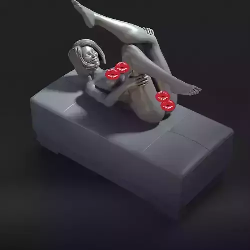 sexy pose - NSFW - EROTIC MINIATURE 75 MM SCALE
