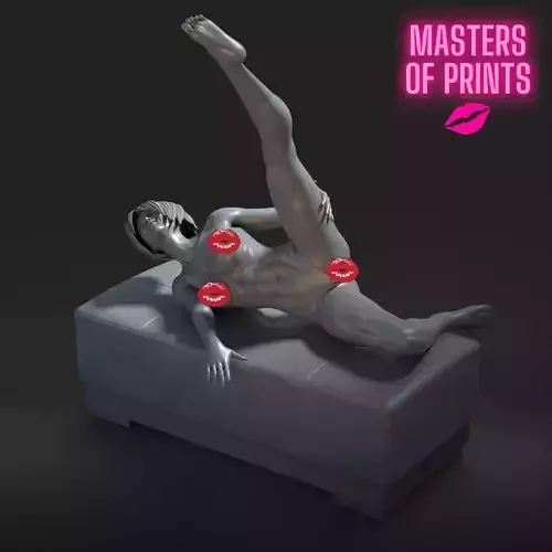 sexy pose - NSFW - EROTIC MINIATURE 75 MM SCALE