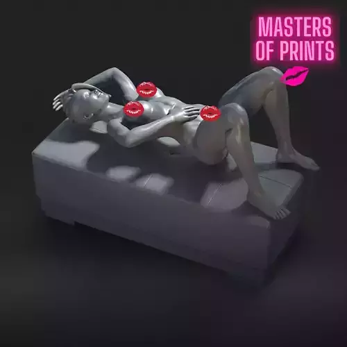 sexy pose - NSFW - EROTIC MINIATURE 75 MM SCALE