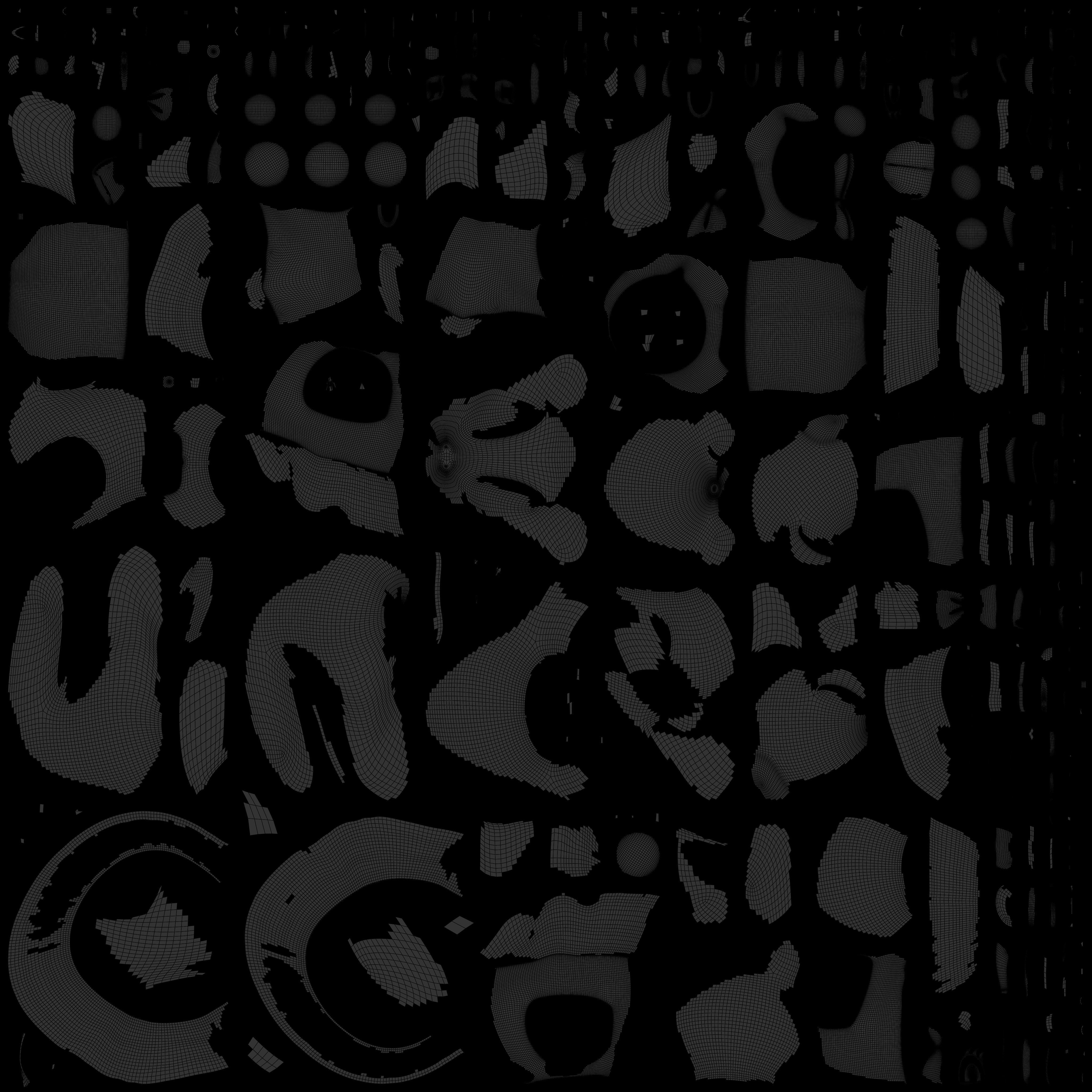 Teddy Bears Toys Brown Stuffed  3D Model Collection_28