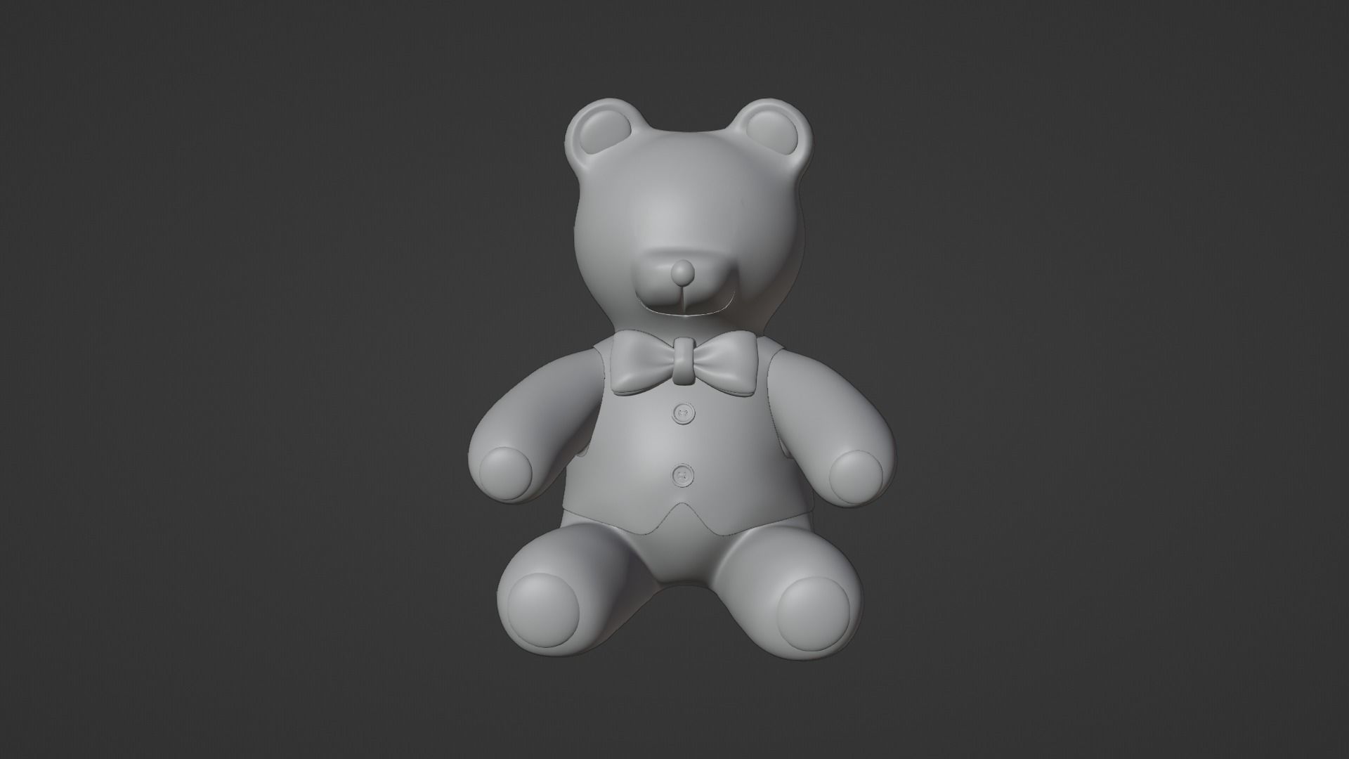 Teddy Bears Toys Brown Stuffed  3D Model Collection_10