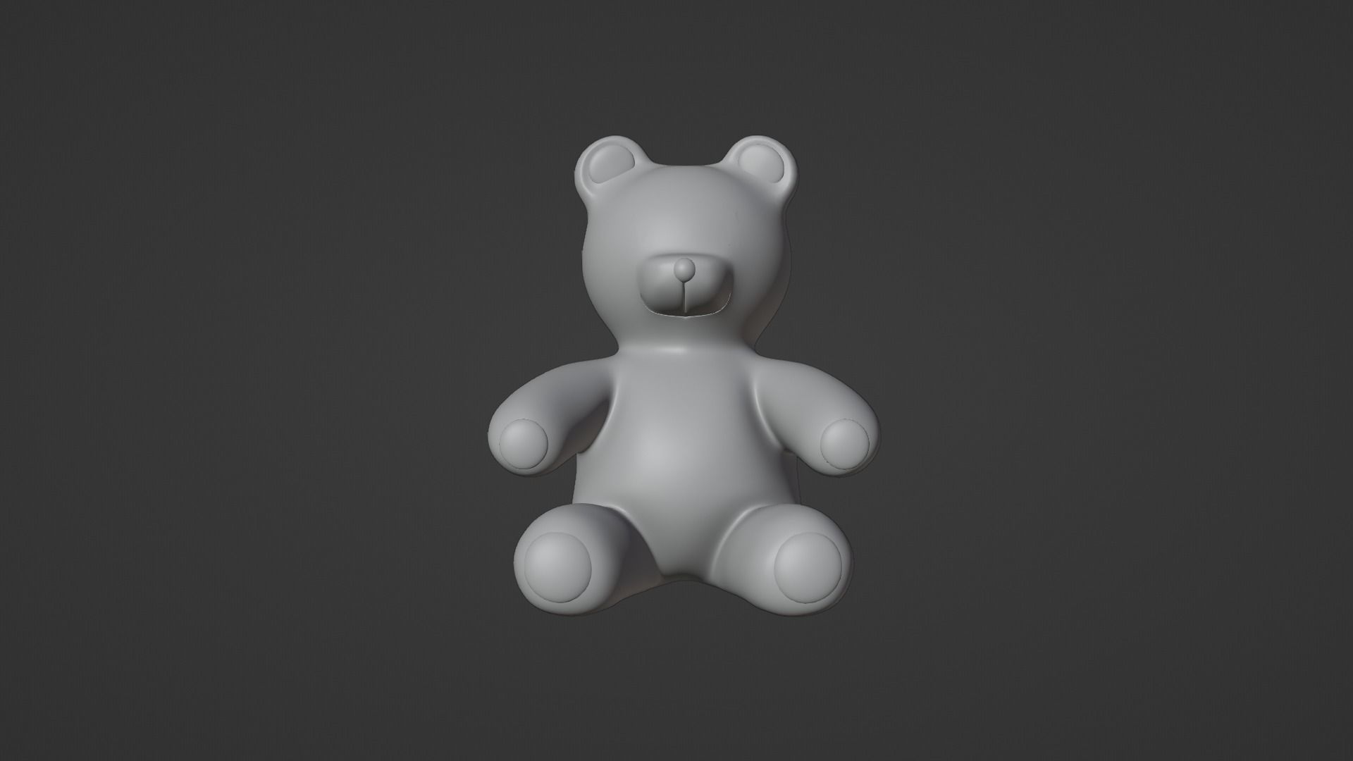 Teddy Bears Toys Brown Stuffed  3D Model Collection_20
