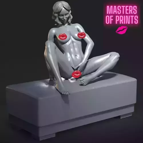 sexy pose - NSFW - EROTIC MINIATURE 75 MM SCALE